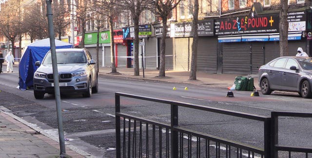 The scene of the shooting in Hull