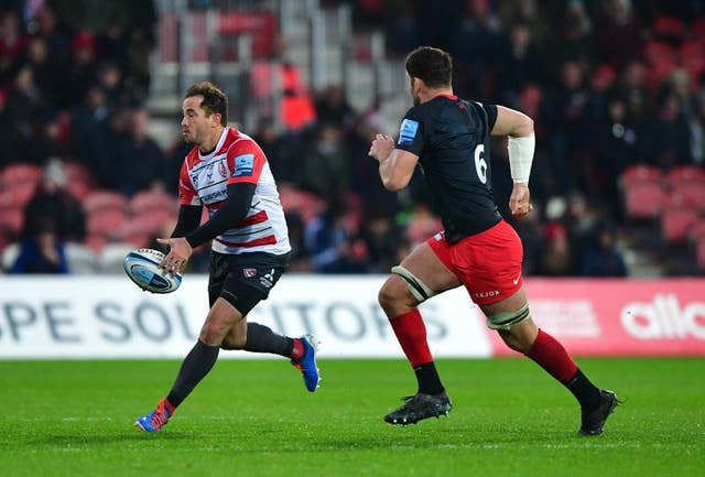 Danny Cipriani during the  match at Kingsholm 