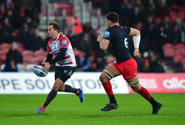 Danny Cipriani during the match at Kingsholm
