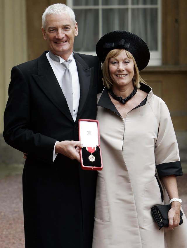 Sir James and Lady Deirdre Dyson