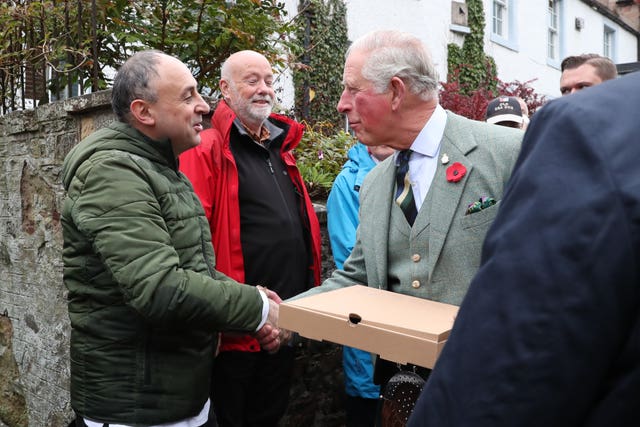 Erminio Di Meo and Prince Charles