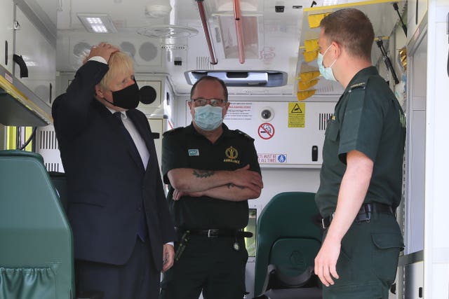 Boris Johnson visits Belfast