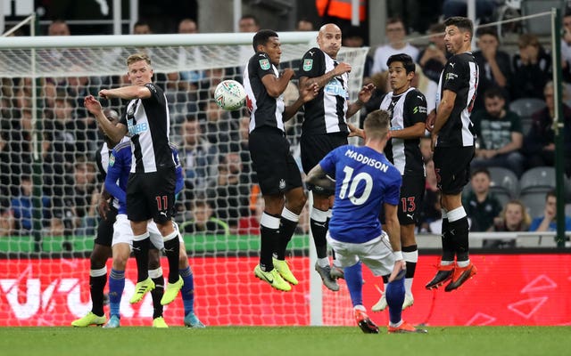 James Maddison equalised after his free-kick was deflected in 
