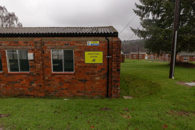 Migrants moved in to Crowborough Training Camp