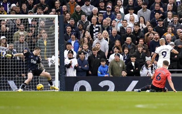 Richarlison (right) opened the scoring for Tottenham