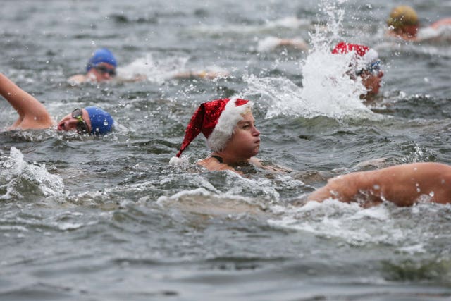 Christmas Serpentine swim 2018