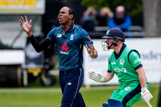 Jofra Archer struggled in his first spell