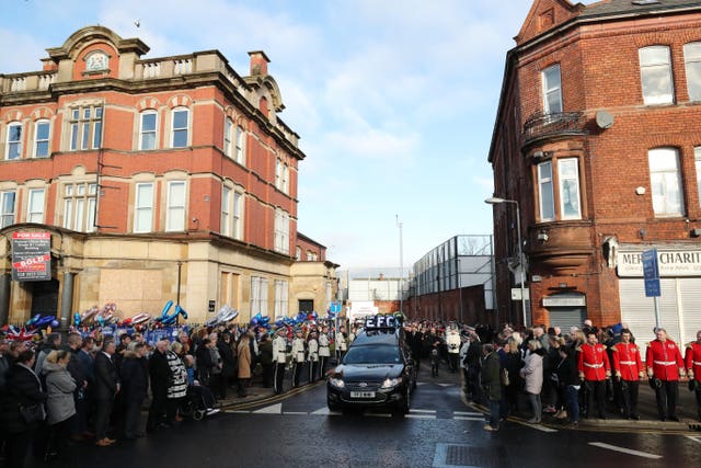 Ian Ogle funeral