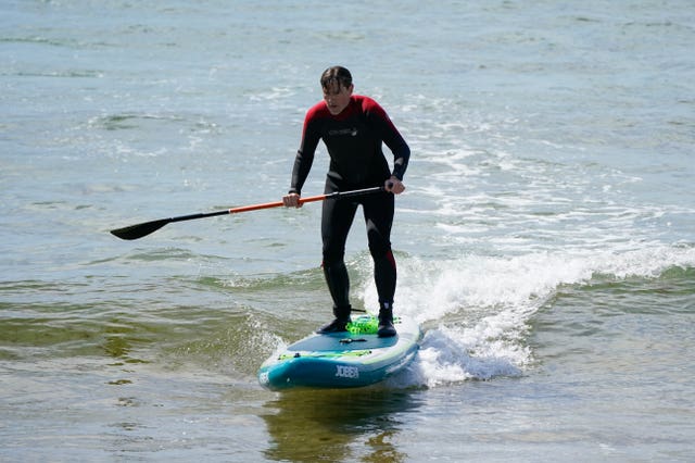 Paddle boarder