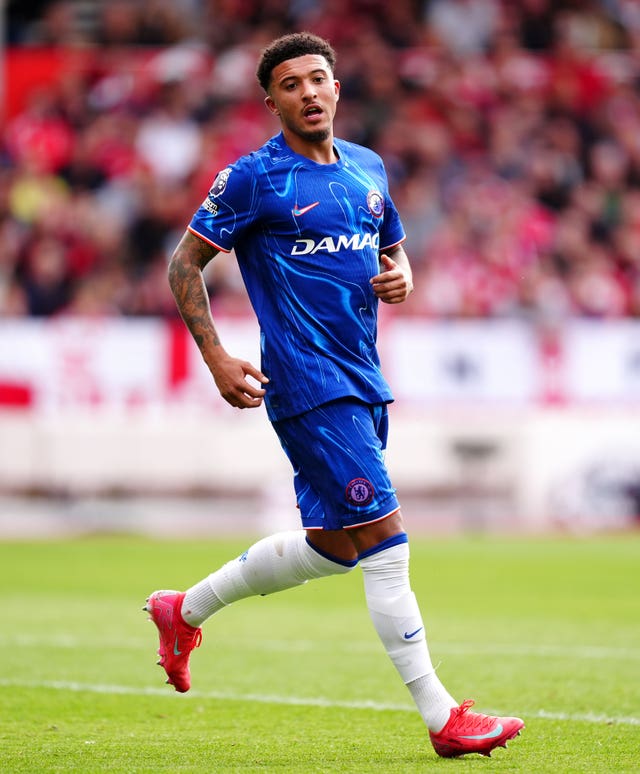 Jadon Sancho spent last season on loan at Chelsea