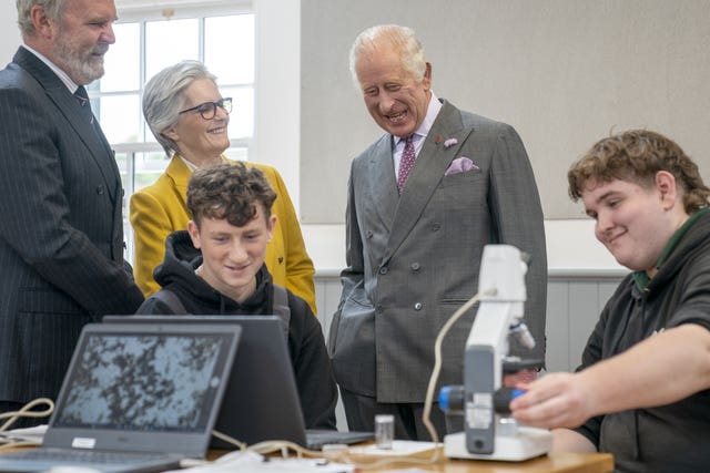 Royal visit to Cumnock