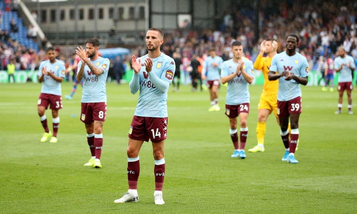 Conor Hourihane (centre) is relishing his Premier League return