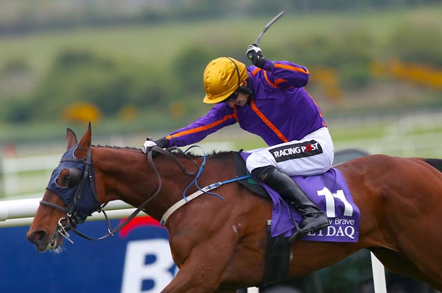 Wicklow Brave on his way to winning last year's Punchestown Champion Hurdle