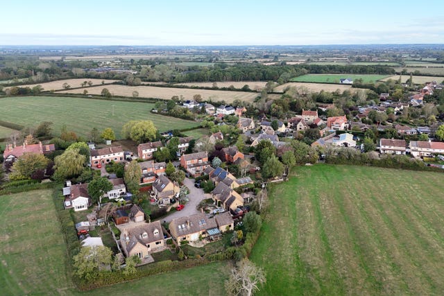 Aerial view of Piddington