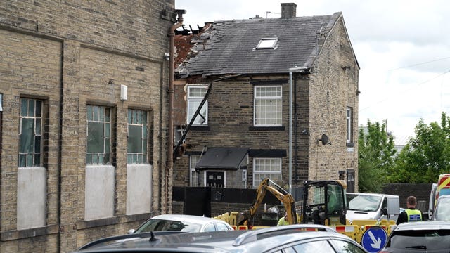 The scene in Spring Hall Grove, Halifax