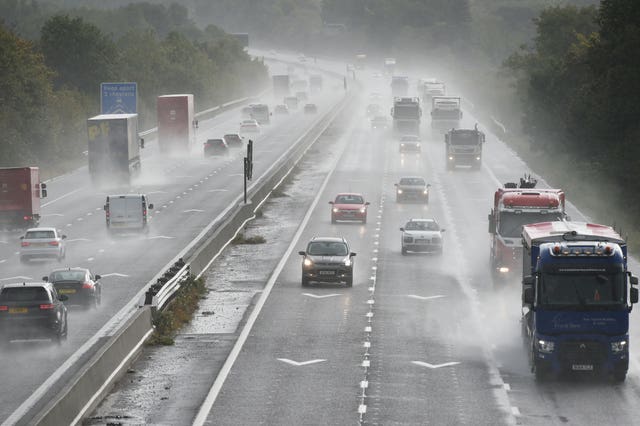 Heavy September rain