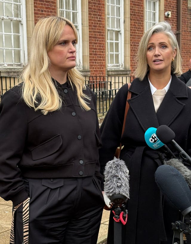 Anna Forbes (left) and Hayley McQueen