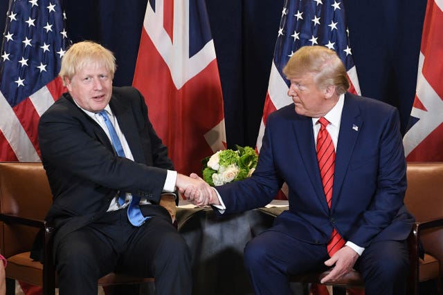 Boris Johnson and Donald Trump