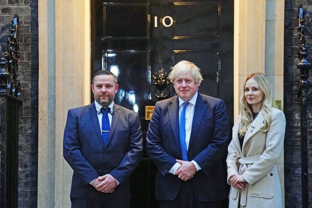 Lissie Harper meeting with Boris Johnson