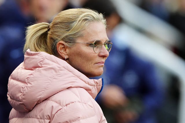 England coach Sarina Wiegman