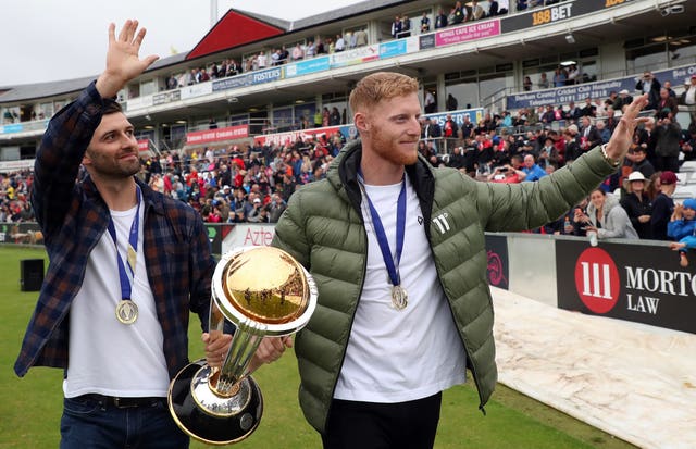 World Cup winners Mark Wood and Ben Stokes are close friends