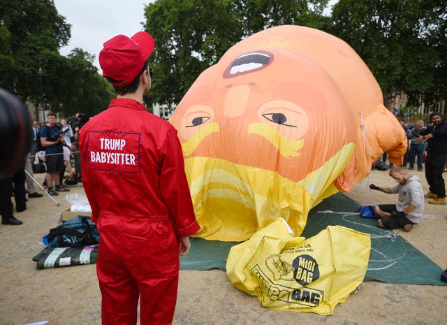 Donald Trump baby blimp