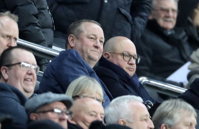 Mike Ashley was in attendance at St James' Park 