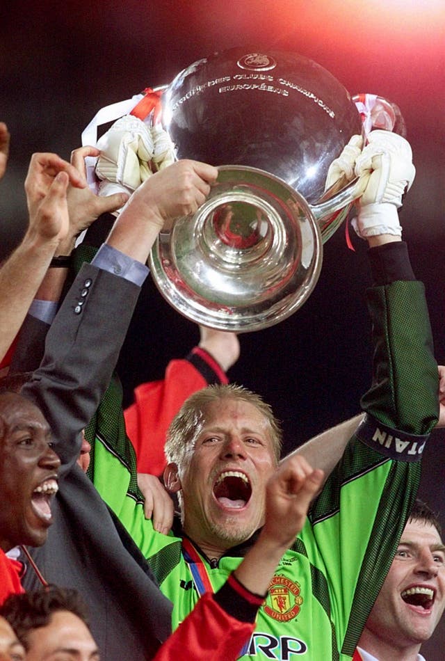 Peter Schmeichel was a key part of the 1999 Champions League win
