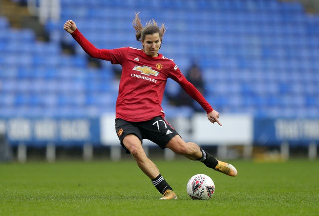 United’s Tobin Heath has been sidelined by an ankle injury (Andrew Matthews/PA).