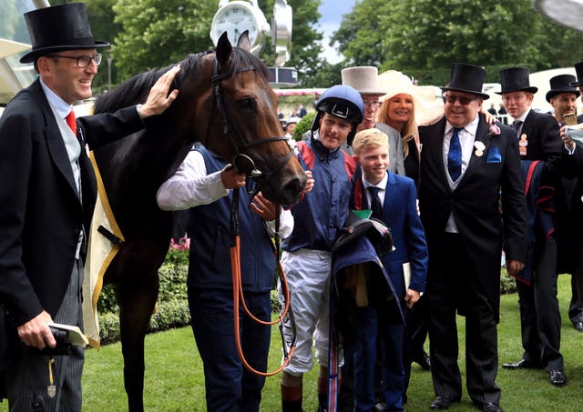 The Tin Man, ridden by Tom Queally, claimed glory in the Diamond Jubilee Stakes 12 months ago