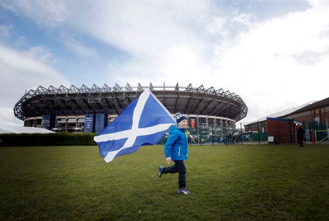 Murrayfield is set in open grounds