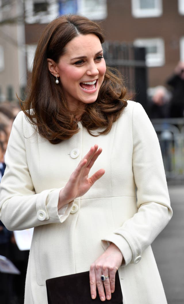 Kate arrives for a visit to Pegasus Primary School in Oxford (Arthur Edwards/The Sun/PA)