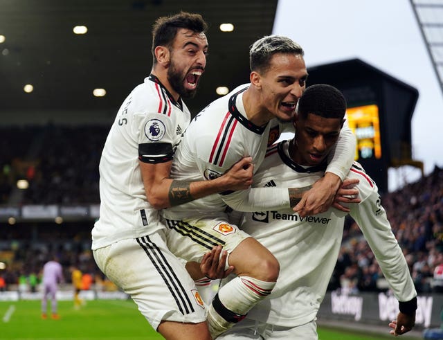 Manchester United sit fourth in the Premier League table (David Davies/PA)