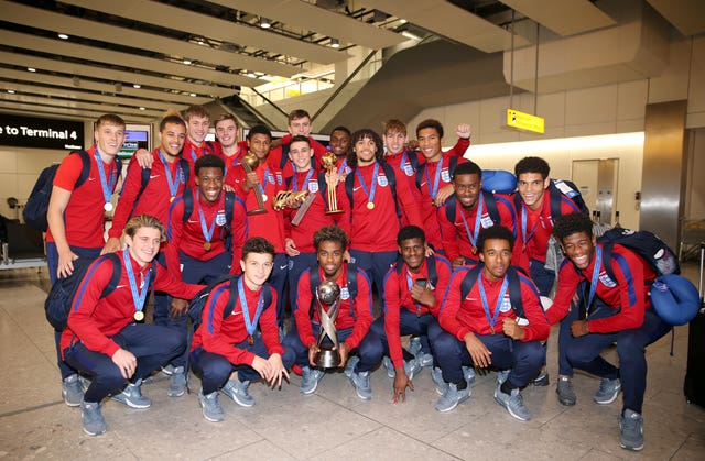 England won the Under-17 World Cup in India last year (Steven Paston/PA).