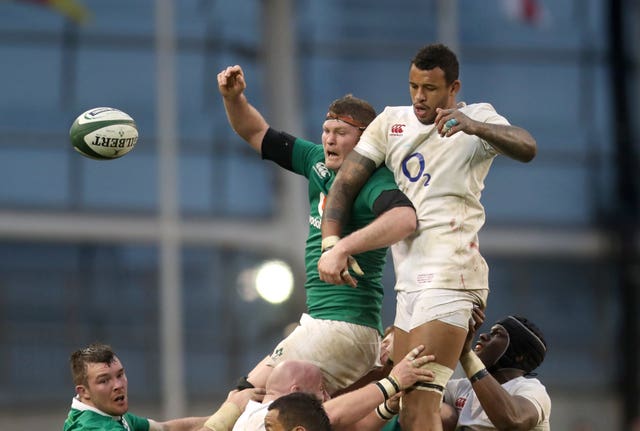 Courtney Lawes, right, could replace Maro Itoje in the starting line-up 