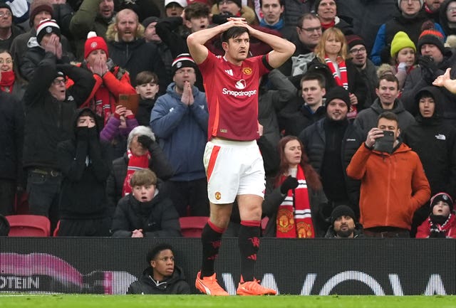 Harry Maguire knows United have disappointed their fans too often this term