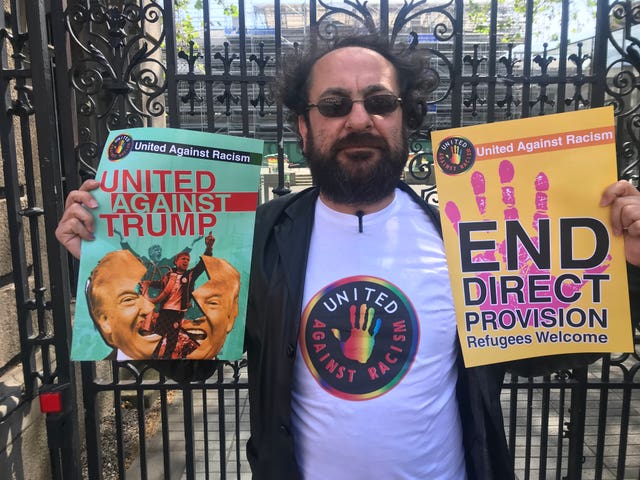 Memet Uludag, convener of Stop Trump Ireland