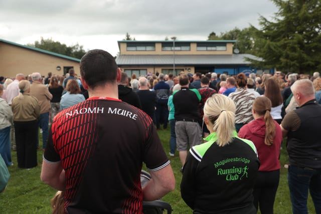 Maguiresbridge shooting vigil