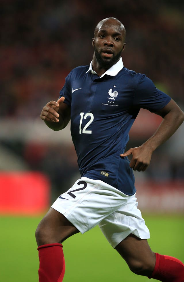 Lassana Diarra in action for France against England
