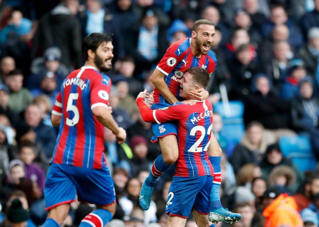 Cenk Tosun, on loan from Everton, impressed for Palace