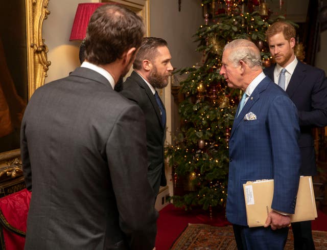 Charles chats with Tom Hardy