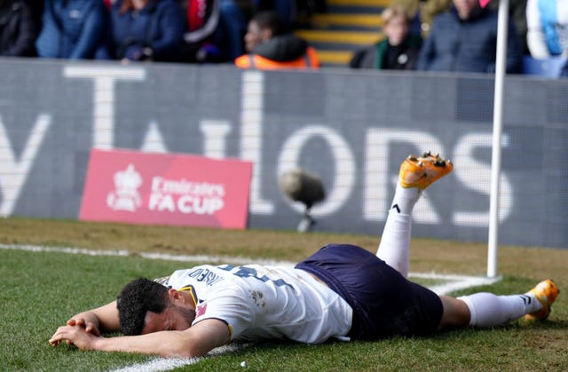 Former England international Townsend was injured during Everton's FA Cup defeat at Crystal Palace