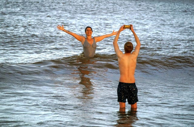 New Year’s Day swim