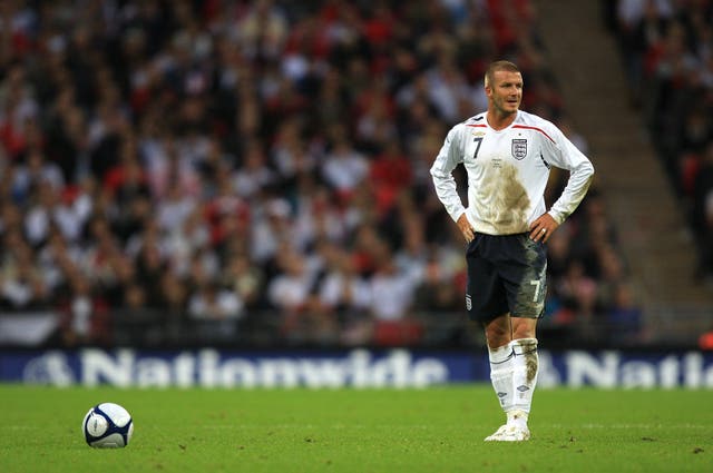 David Beckham was willed back to fitness by a whole nation in 2002