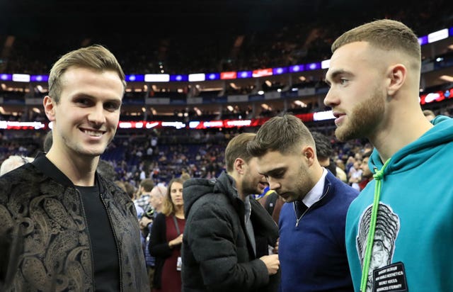 Arsenal defenders Rob Holding and Calum Chambers