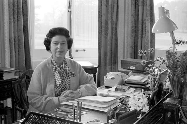 The Queen at Sandringham