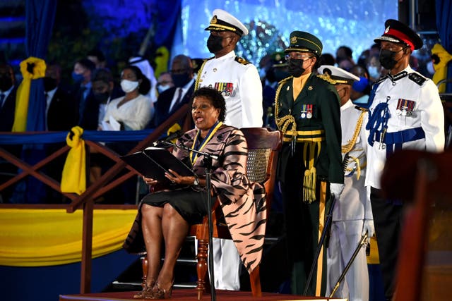 Royal visit to Barbados