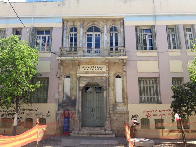The court in Heraklion, Crete, where Sebastian Trabucatti was convicted (PA)