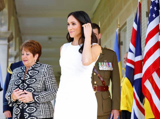 The Duchess of Sussex arrives at Admiralty House in Sydney