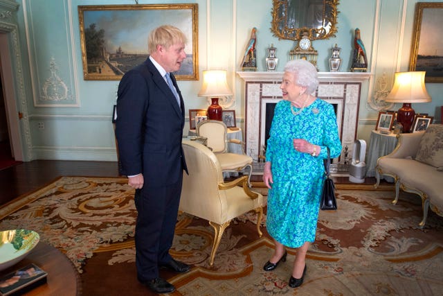 Boris Johnson, the Queen